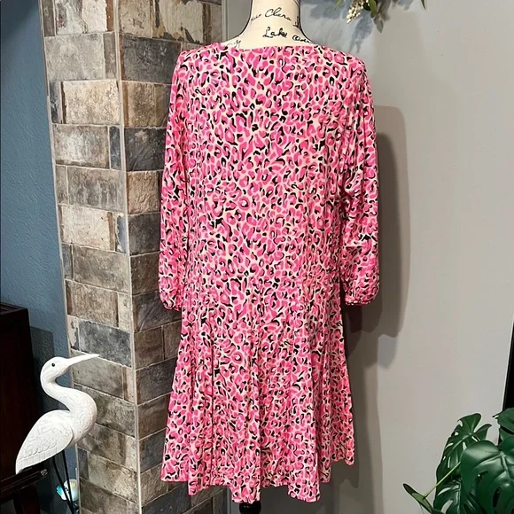 Lilly Pulitzer Pink Topaz My Favorite Spot Cynthia Swing Dress - Picture 3 of 4